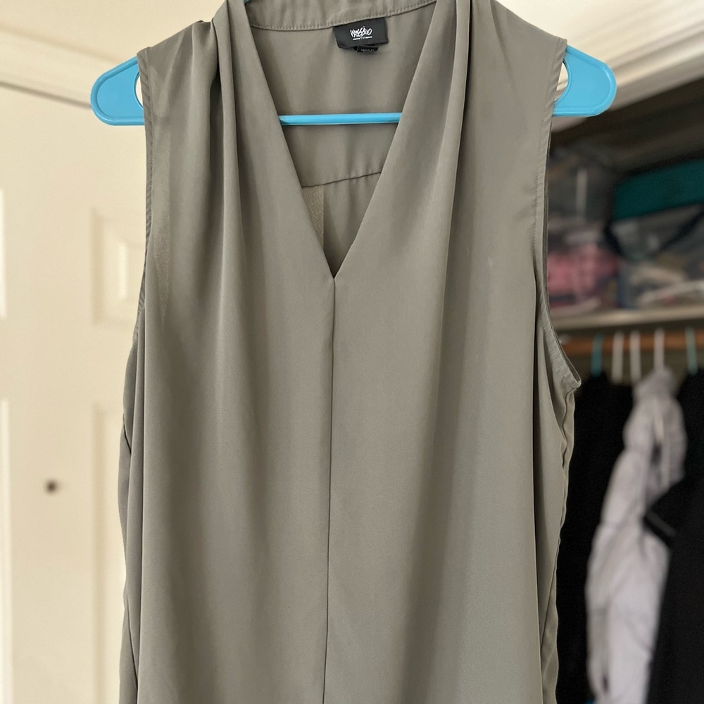 Olive green blouse